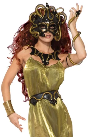 Medusa Black Decorative Belt Costume Accessory