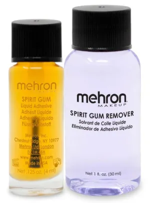 Mehron 4ml Spirit Gum Adhesive and Remover Set
