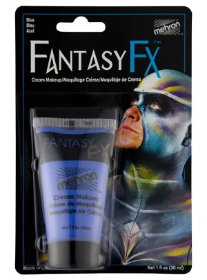 Mehron Fantasy FX Blue Cream Costume Makeup