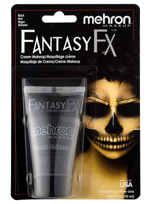 Mehron Fantasy FX Classic Black Cream Costume Makeup