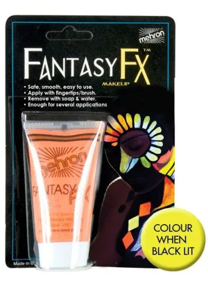 Mehron Fantasy FX Fluro Orange Black Light Makeup