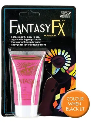 Mehron Fantasy FX Fluro Pink Black Light Makeup