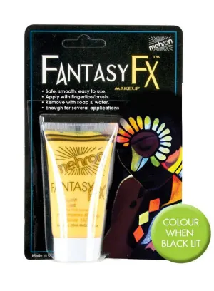 Mehron Fantasy FX Fluro Yellow Black Light Makeup