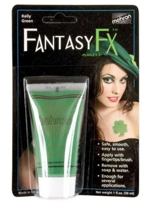 Mehron Fantasy FX Kelly Green Cream Costume Makeup