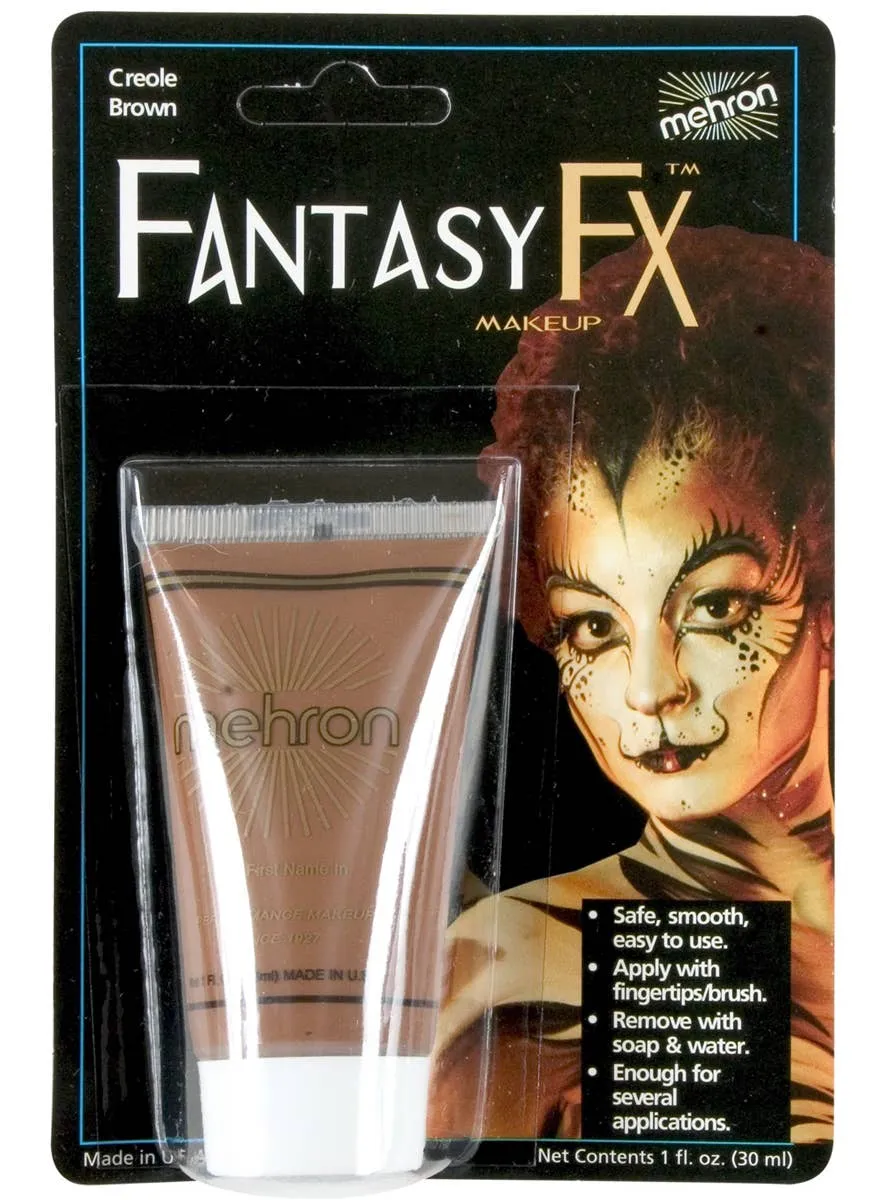 Mehron Fantasy FX Light Brown Cream Costume Makeup