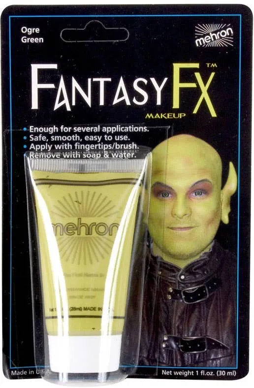 Mehron Fantasy FX Ogre Green Cream Makeup