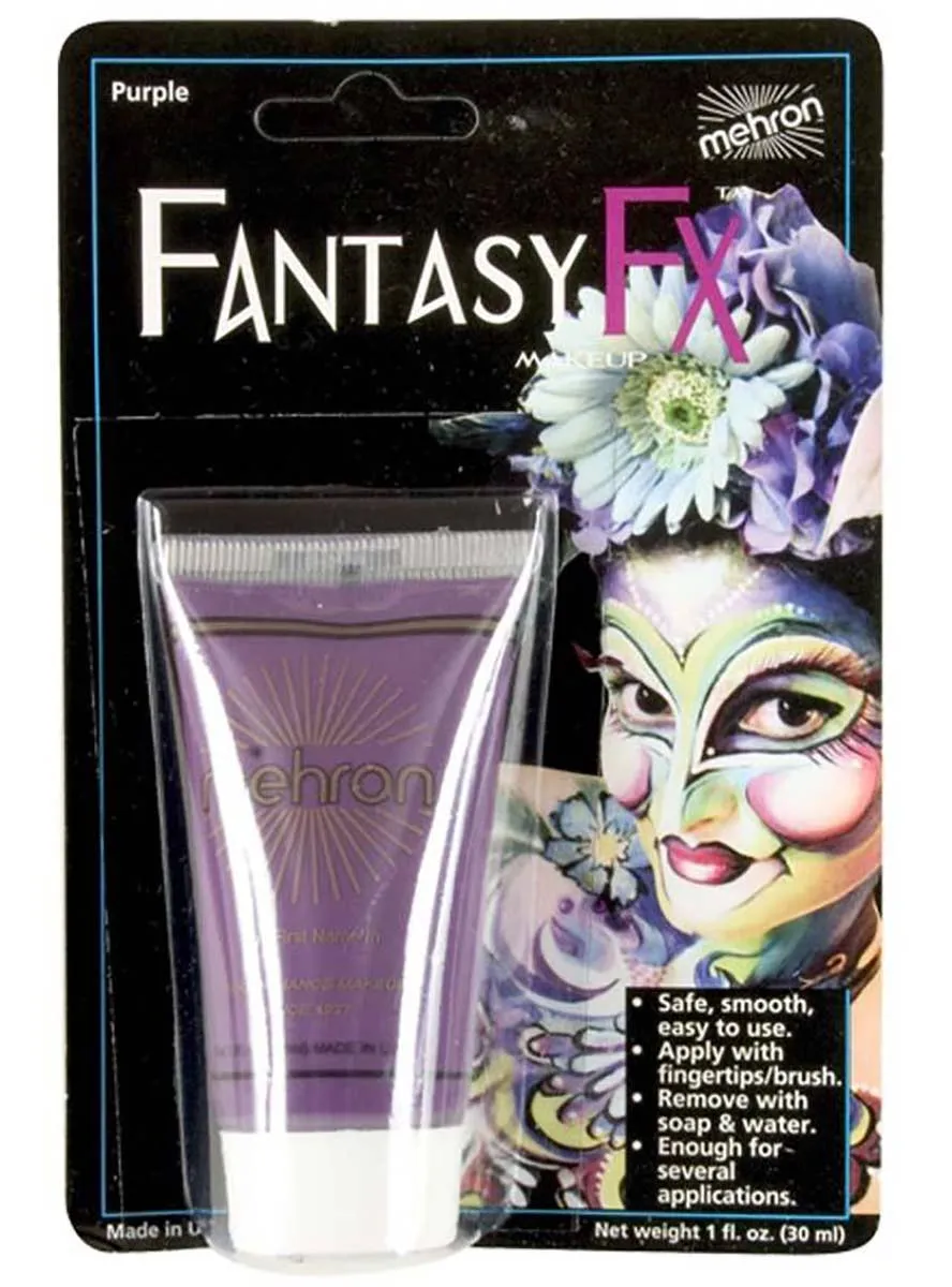 Mehron Fantasy FX Purple Cream Costume Makeup