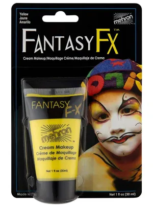 Mehron Fantasy FX Yellow Cream Costume Makeup