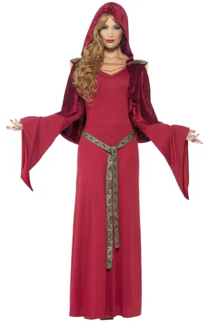 Melisandre Red High Priestess Womens Medieval Costume