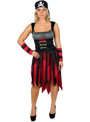 Merciless Pirate Beauty Womens Dress Up Costume