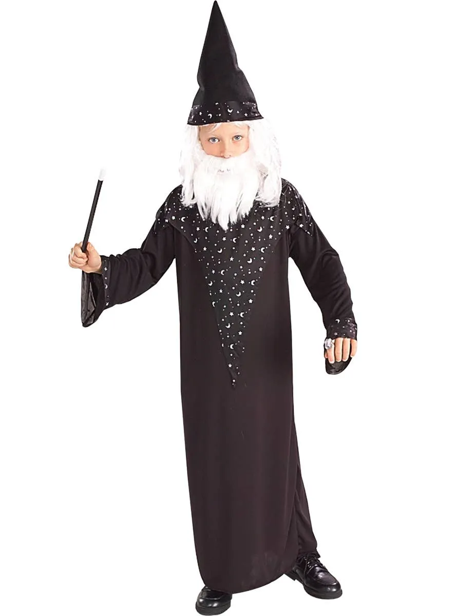 Merlin Boys Classic Wizard Fancy Dress Costume