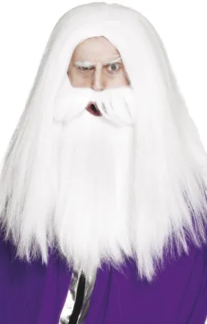 Merlin the Magical Wig and Beard Set