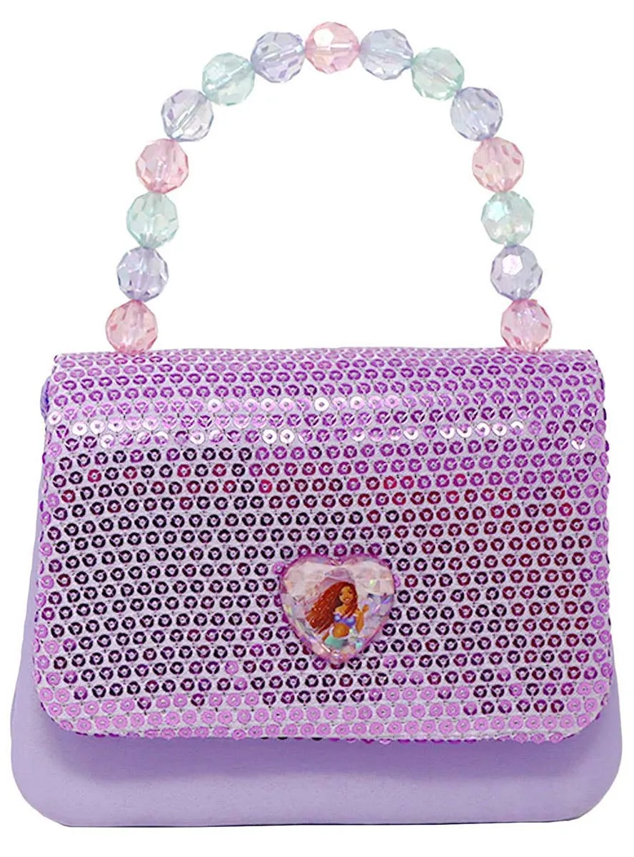 Mermaid Ariel Purple Sequin Girls Deluxe Costume Bag