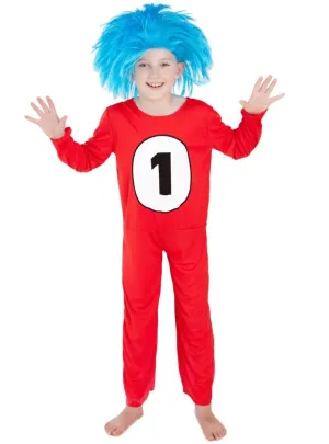 Messy Maniac Kids Thing 1 Inspired Book Week Costume