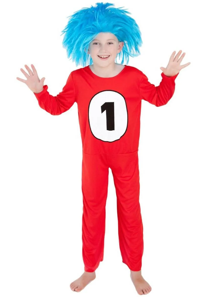 Messy Maniac Kids Thing 1 Inspired Book Week Costume