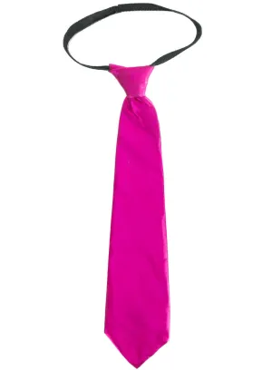 Metallic Fuchsia Pink Costume Neck Tie