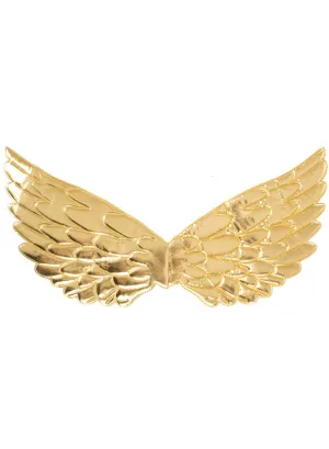 Metallic Gold Mini Angel Costume Wings