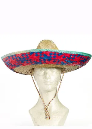 Mexican Sombrero Adults Straw Hat