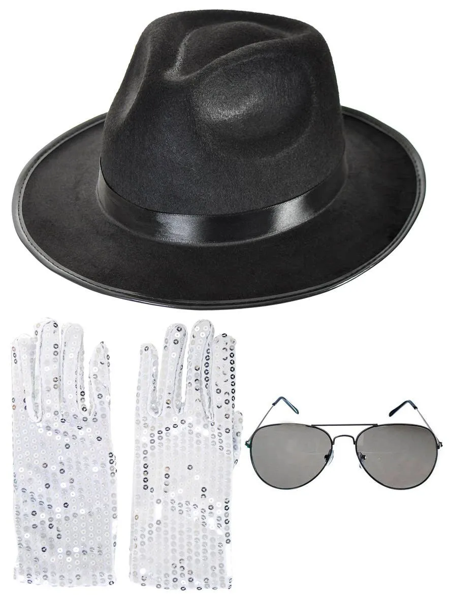 Michael Jackson 3 Piece Costume Accessory Set
