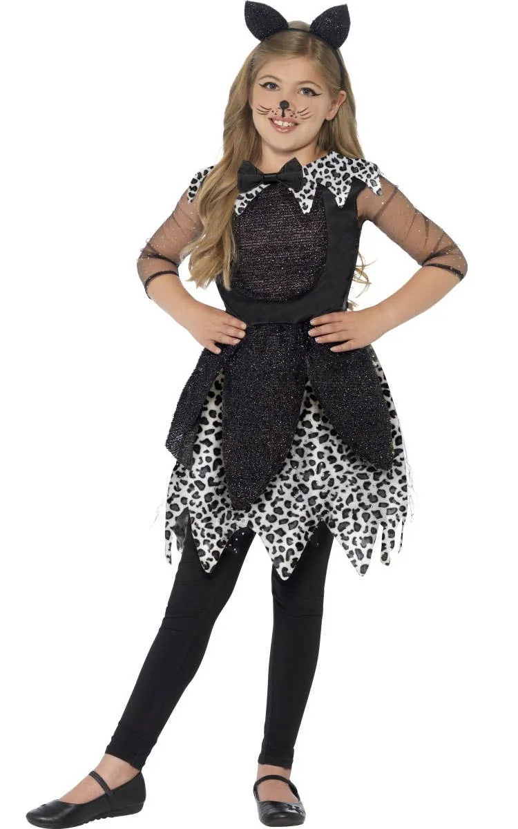 Midnight Cat Cute Girls Halloween Costume