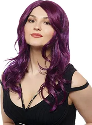 Midnight Passion Womens Long Purple Costume Wig