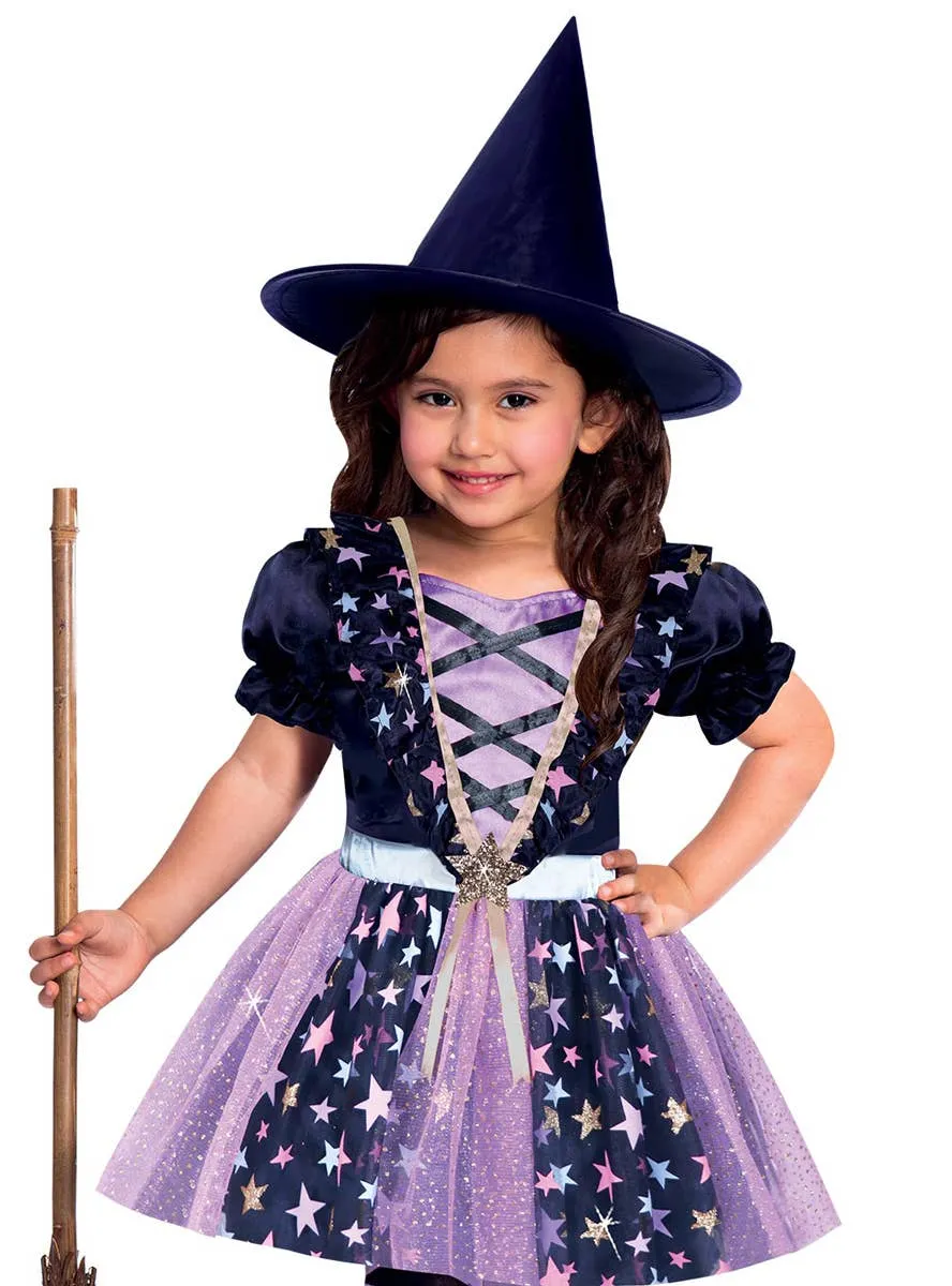 Midnight Witch Girls Halloween Costume