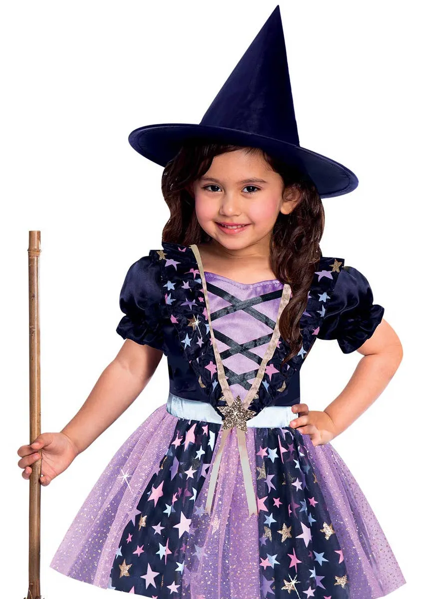 Midnight Witch Toddler Girls Halloween Costume