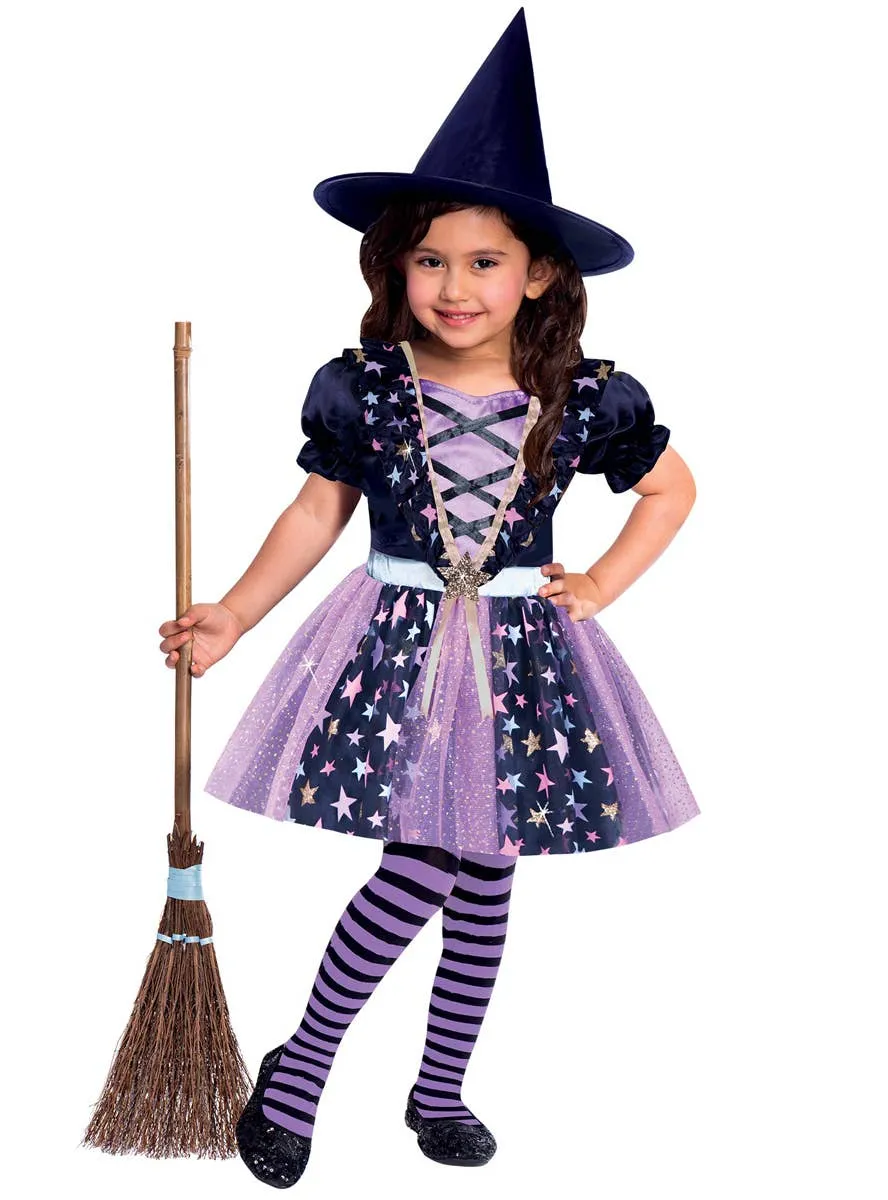 Midnight Witch Toddler Girls Halloween Costume