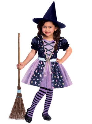 Midnight Witch Toddler Girls Halloween Costume