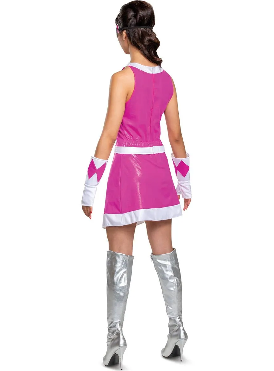Mighty Morphin Pink Power Ranger Womens Costume