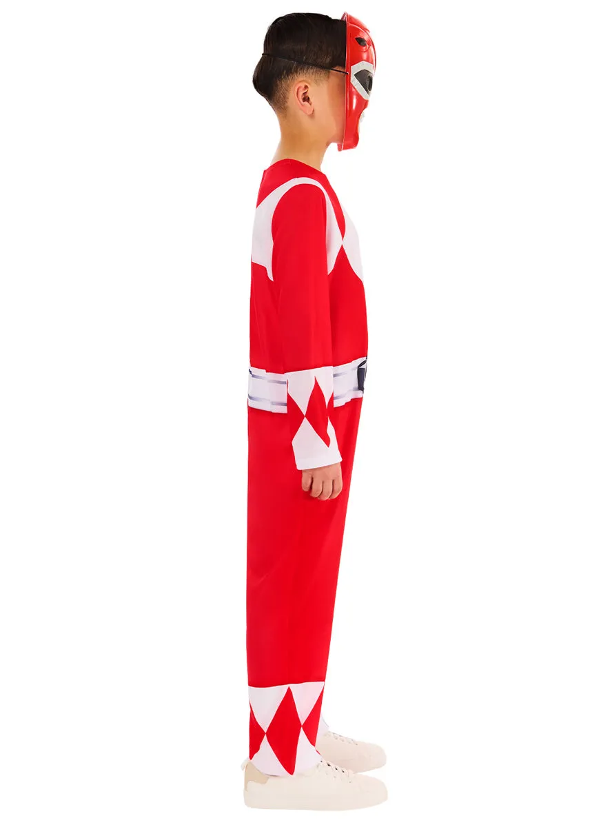 Mighty Morphin Power Rangers Boys Red Ranger Costume
