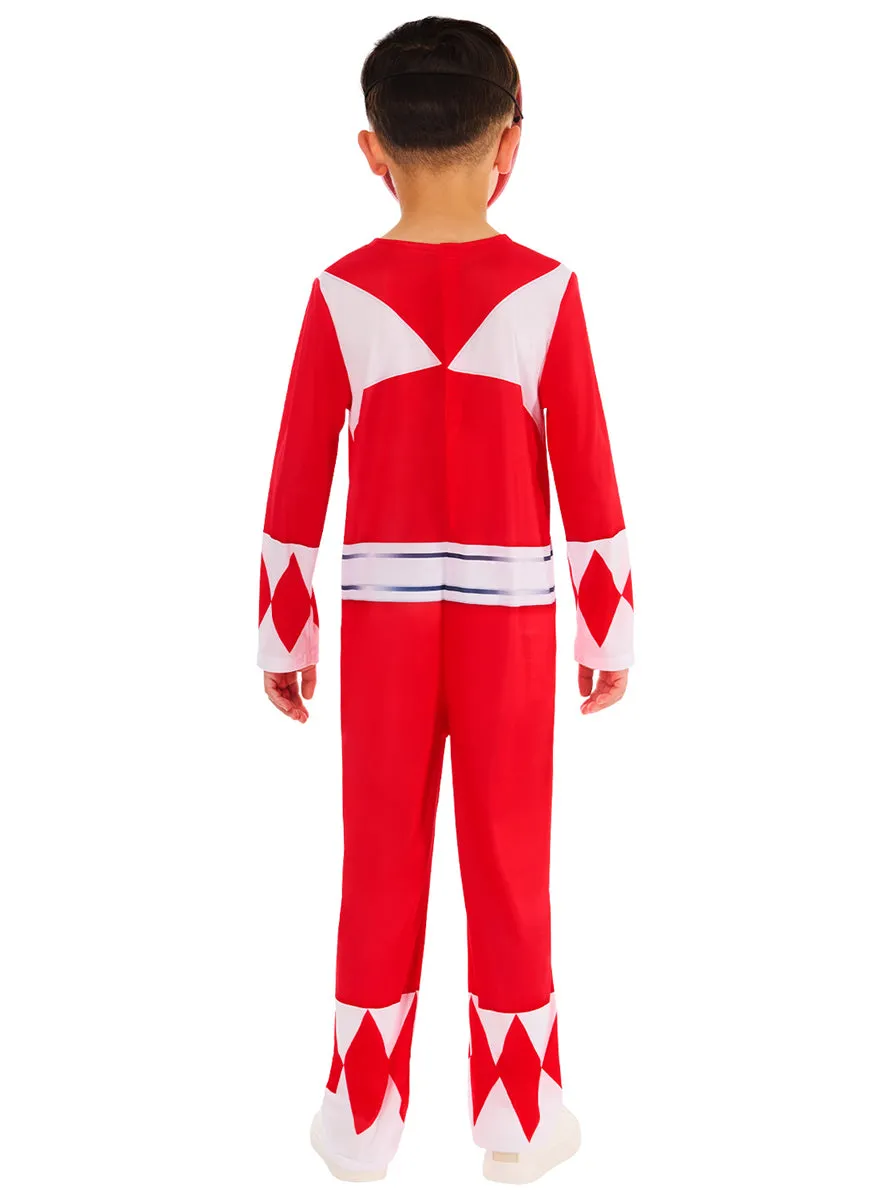 Mighty Morphin Power Rangers Boys Red Ranger Costume