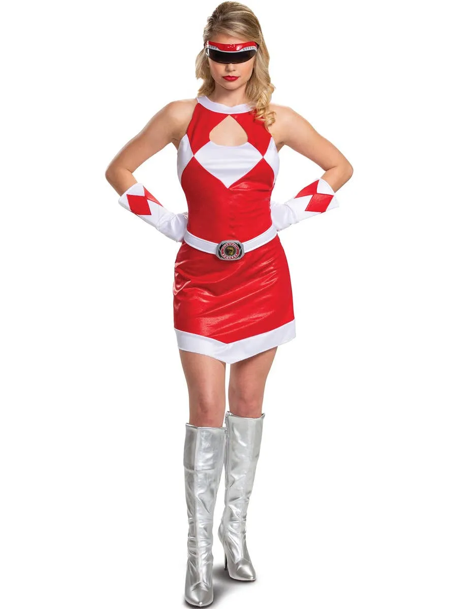 Mighty Morphin Red Power Ranger Womens Costume