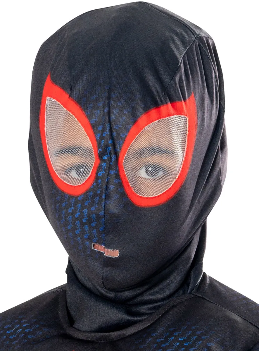 Miles Morales Deluxe Boys Muscle Chest Spiderverse Costume