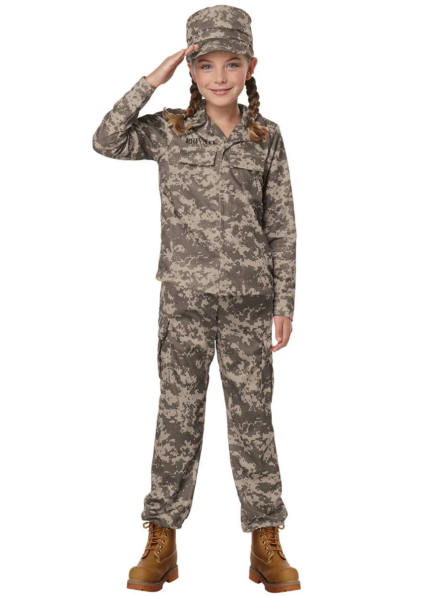 Military Army Soldier Boys Fancy Dress Costume