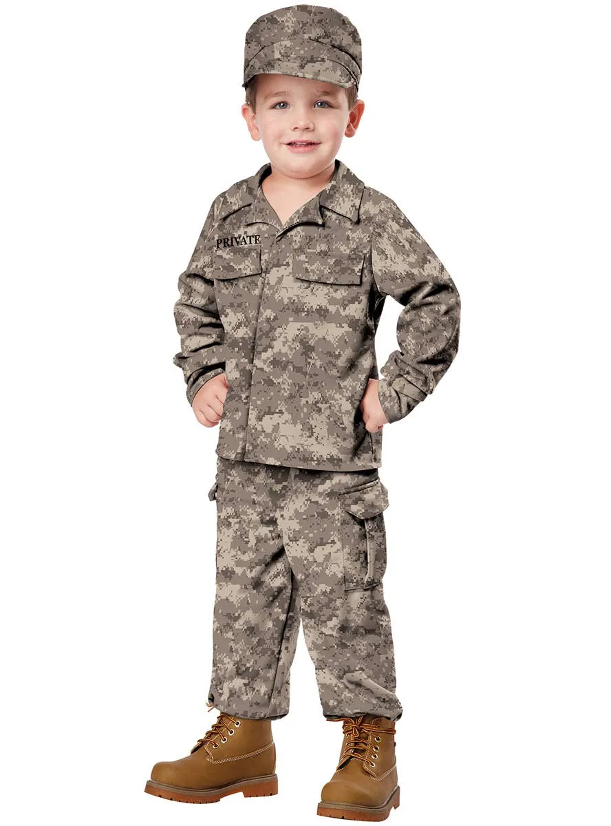 Military Army Soldier Toddler Boys Costume