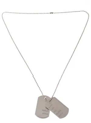 Military Identification Dog Tags Costume Accessory Necklace