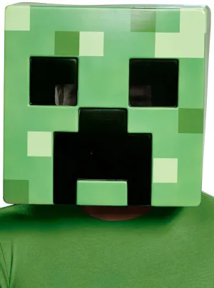 Minecraft Creeper Adults Costume Mask