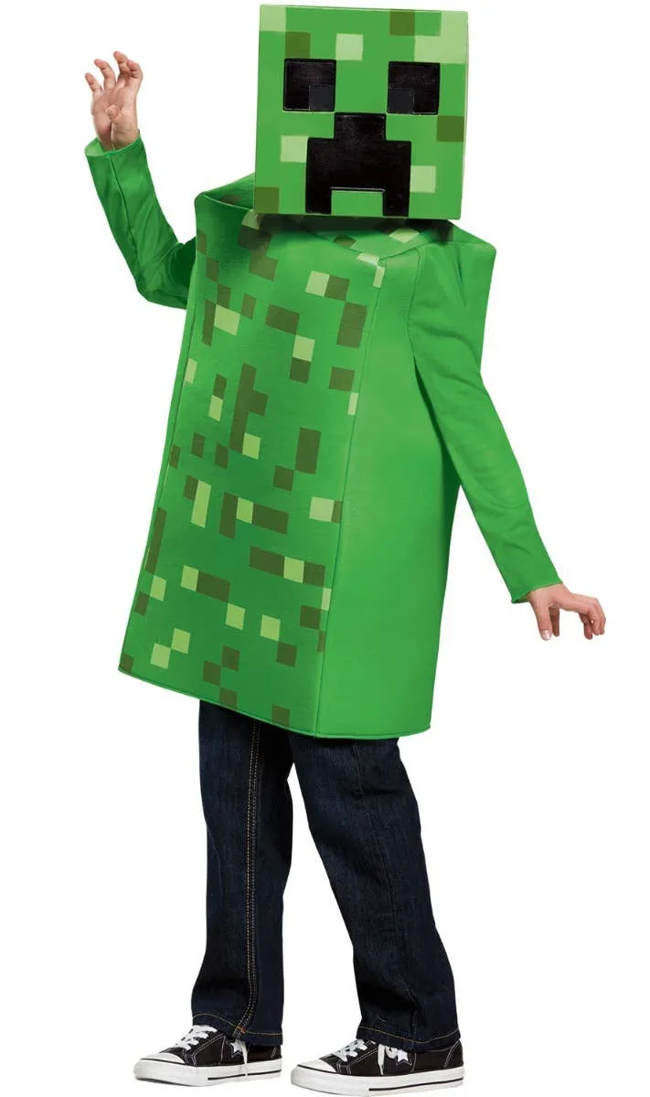 Minecraft Creeper Kids Book Week Costume