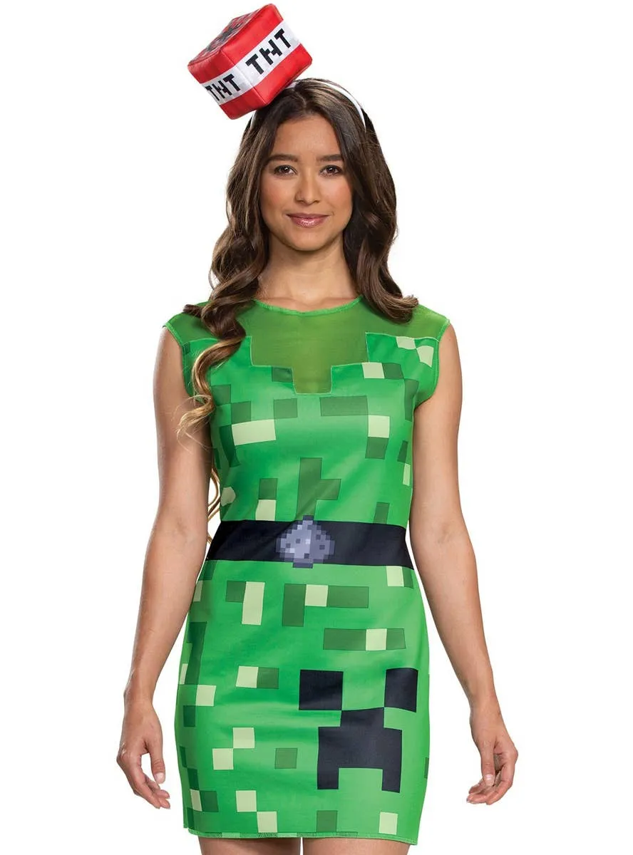 Minecraft Creeper Womens Book Week Costume