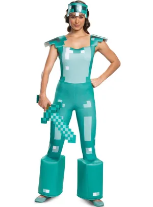 Minecraft Diamond Armour Womens Book Week Costume