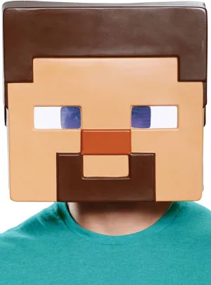 Minecraft Steve Adults Costume Mask