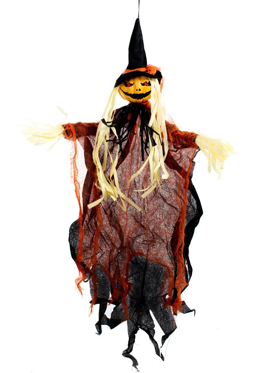 Mini 70cm Pumpkin Scarecrow Hanging Halloween Decoration