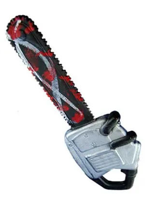 Mini Blood Soaked Chainsaw Halloween Costume Weapon