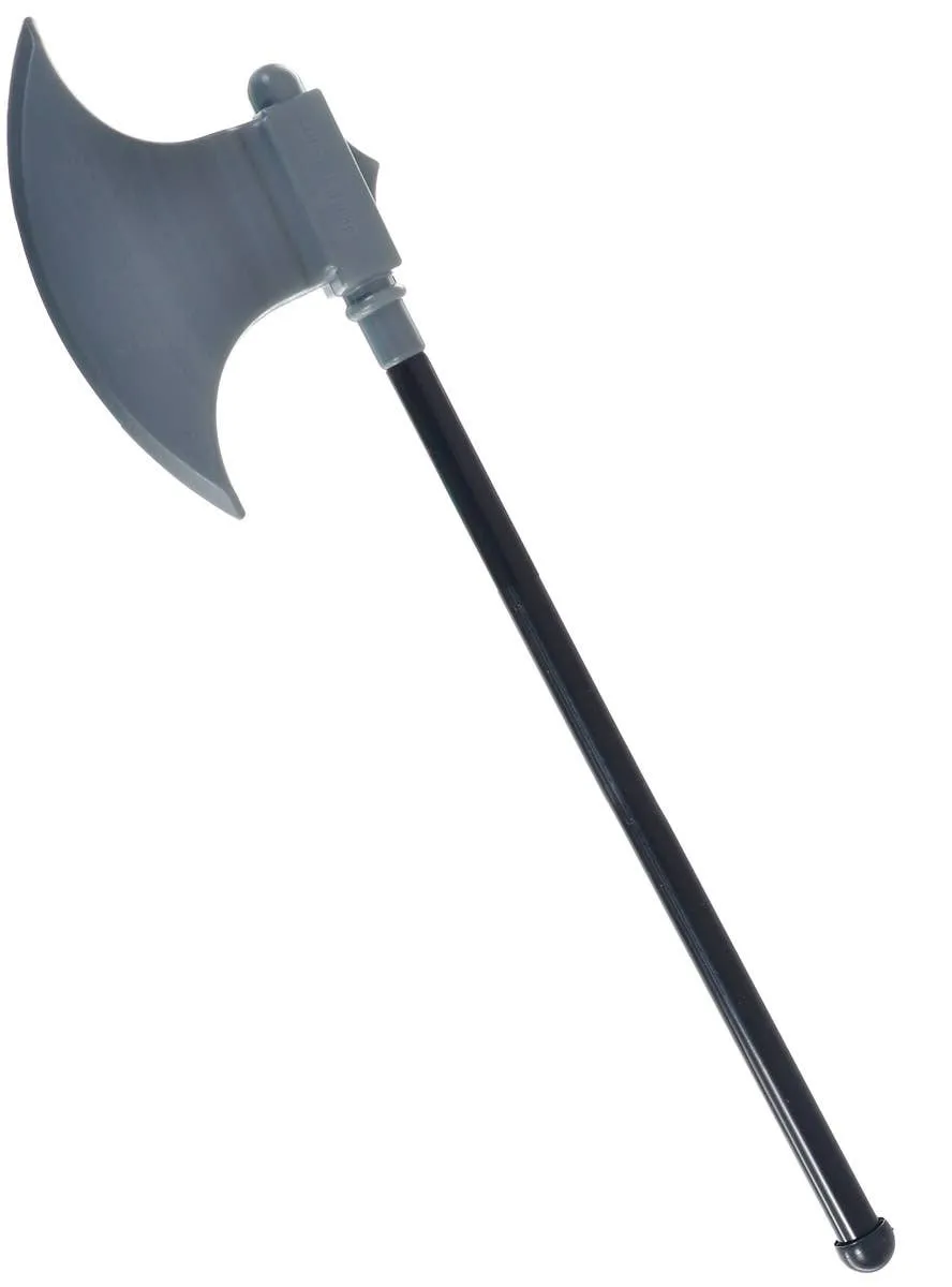 Mini Grey and Black Medieval Axe Costume Weapon