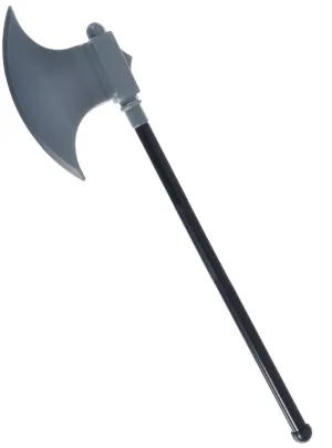Mini Grey and Black Medieval Axe Costume Weapon