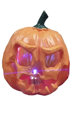 Mini Light Up Jack '0 Lantern Pumpkin Halloween Decoration