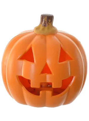 Mini Light Up Jack-o-Lantern Halloween Decoration