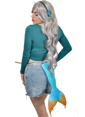 Mini Mermaid Tail and Fins in Blue and Orange Accessory Set