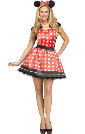 Minnie Mouse Apron Womens Instant Costume Kit